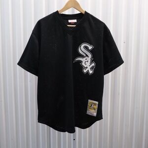 Mitchell & Ness Chicago White Sox Jersey Men's Size 44 L Black Bo Jackson 8